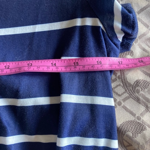 Striped Casual Dress with elasticized waist, Size Small - Picture 6 of 7